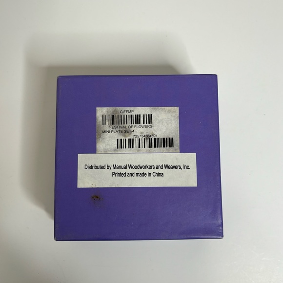 MWW 4” Mini Plate Set Spring Garden Bulbs - Picture 7 of 8